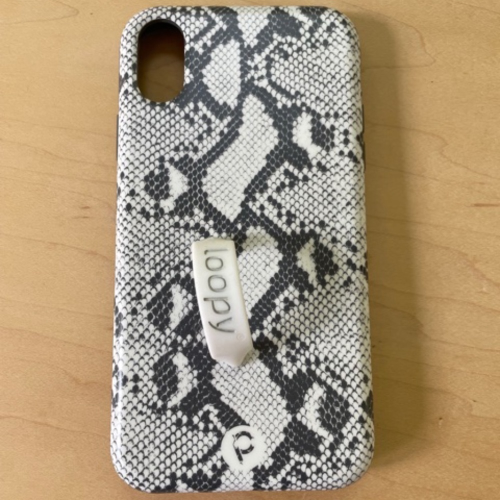 Loopy XR iPhone Case - Snakeskin Print